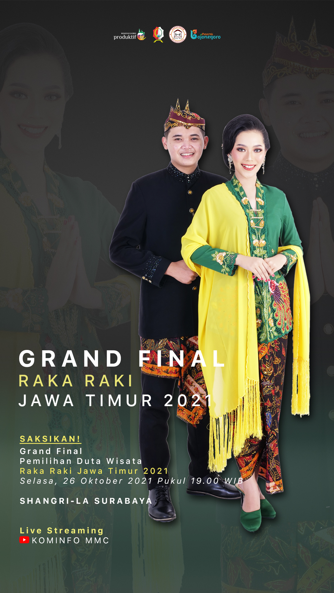 Malam Ini Grand Final Pemilihan Duta Wisata Raka Raki Jawa Timur